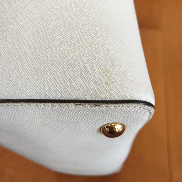 Michael Kors Jet Set East West Top Zip Tote White - Picture 6 of 7